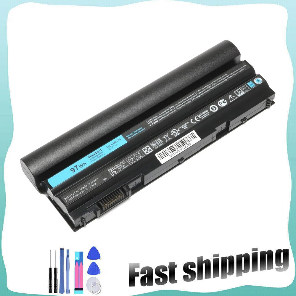 97WH M5Y0X Battery For Dell Latitude E5420 E5520 E5530 E6420 E6430 E6440 T54FJ