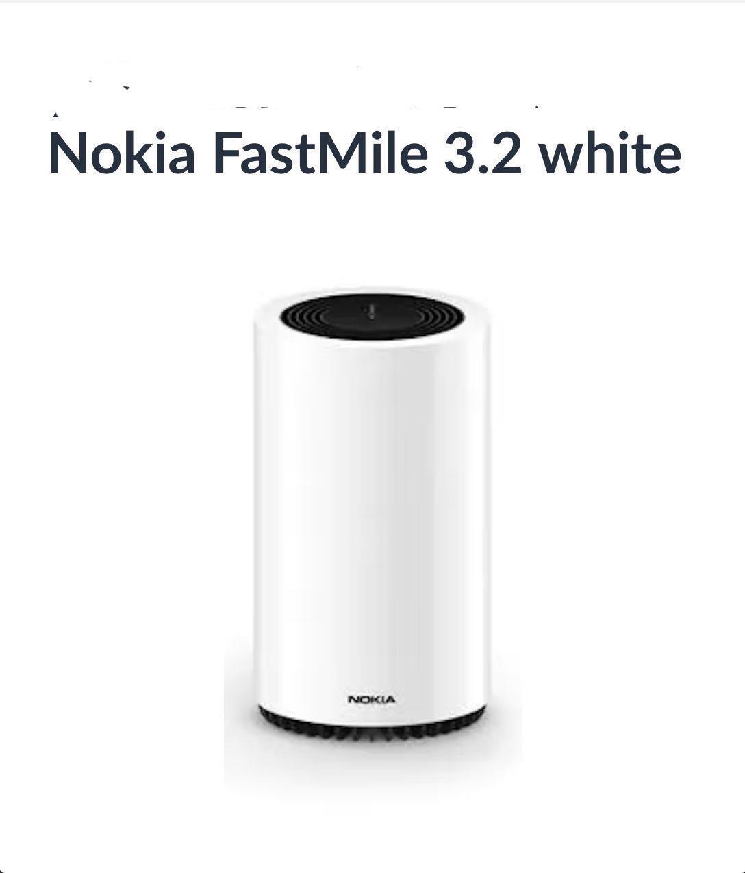 Nokia Fastmile 5G  Modem Router Gateway Broadband WIFI6 White 5G15-12W-A 3.2
