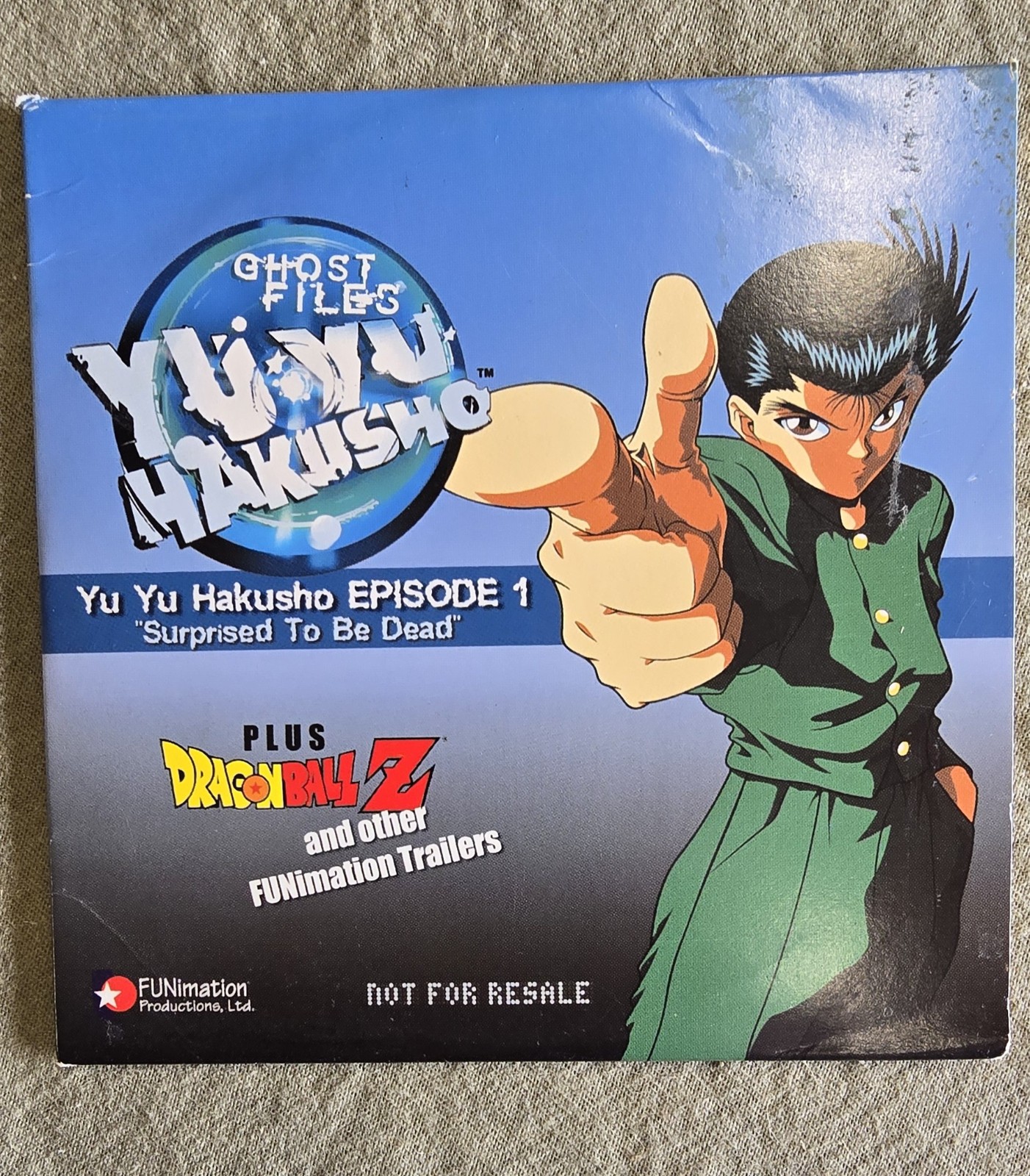 Vintage Dragon Ball Z Yu Yu Hakusho Episode 1 Promo CD-ROM- Rare