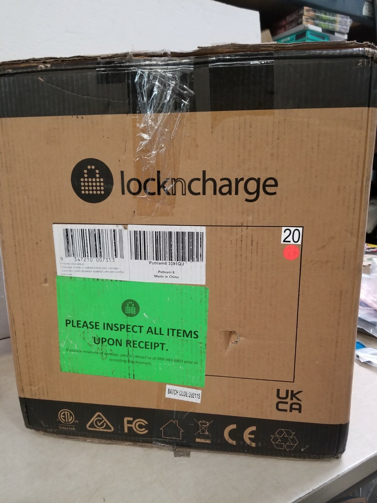 LocknCharge Putnam 8 Charging Station LNC10-10416