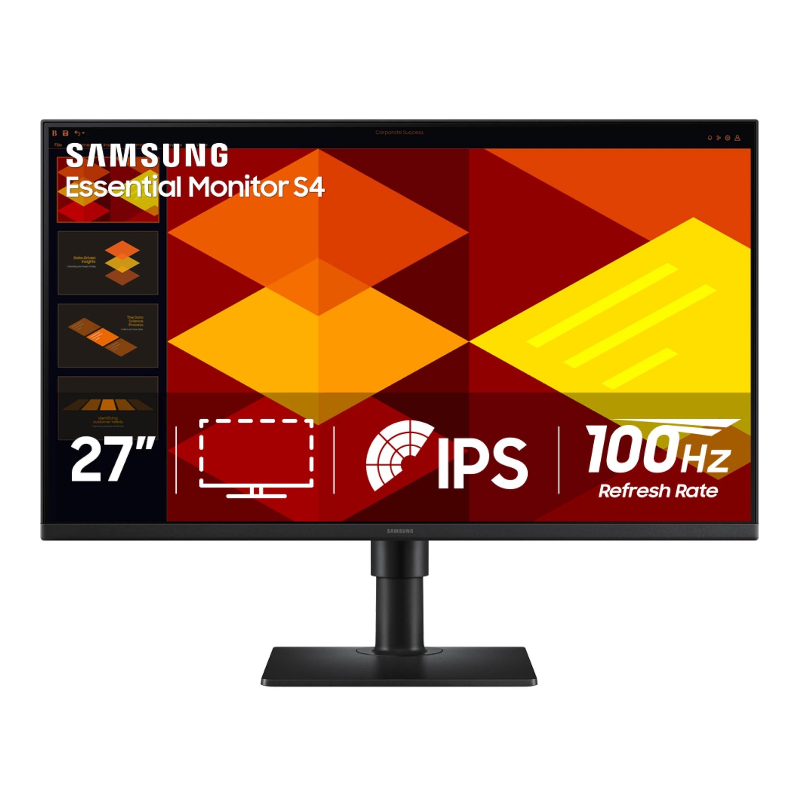 Samsung 27-Inch Borderless Business Monitor, IPS Panel, 100Hz Refresh Rate, USB