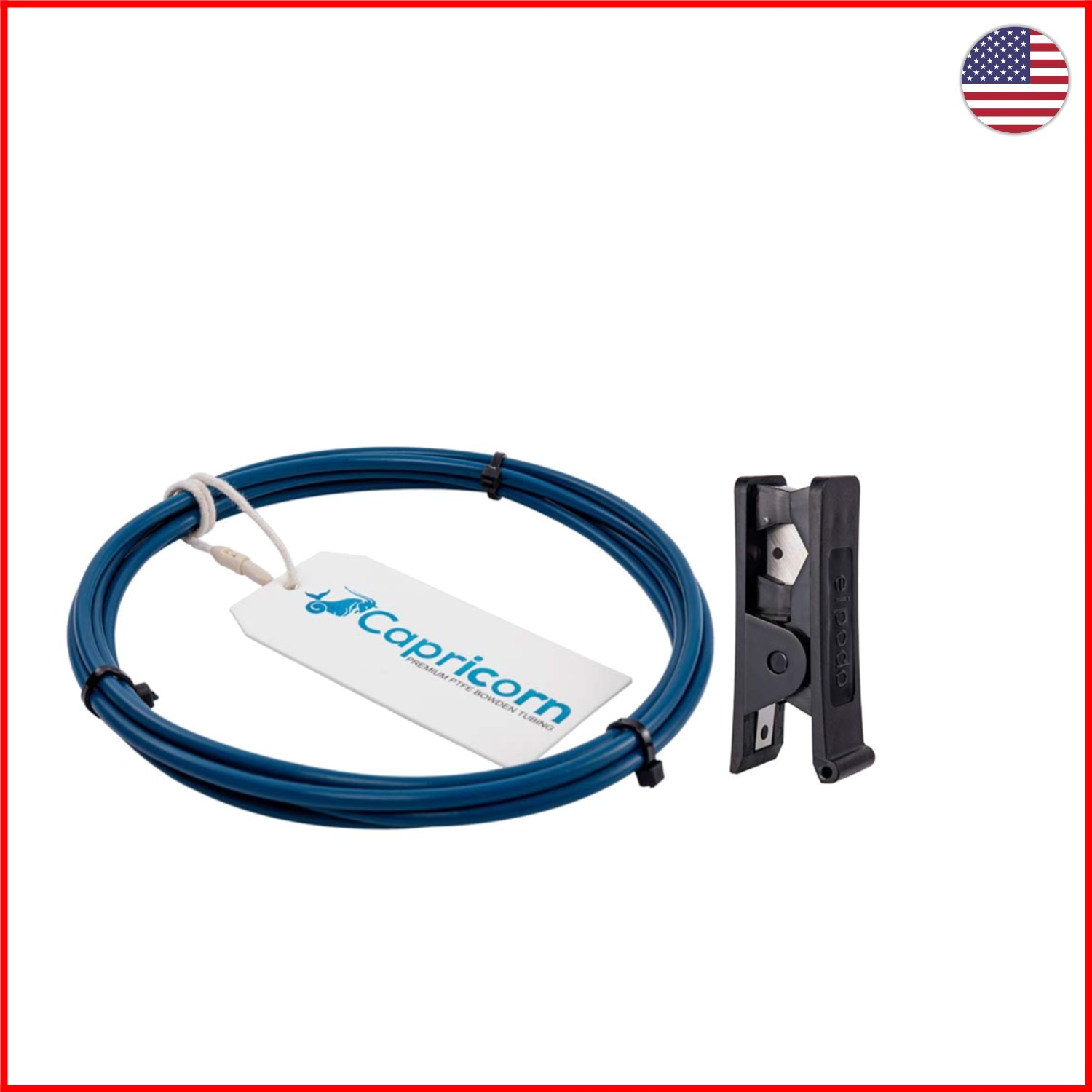 2M Low Friction PTFE Tubing & Cutter for Enhanced 3D Printing with Creality