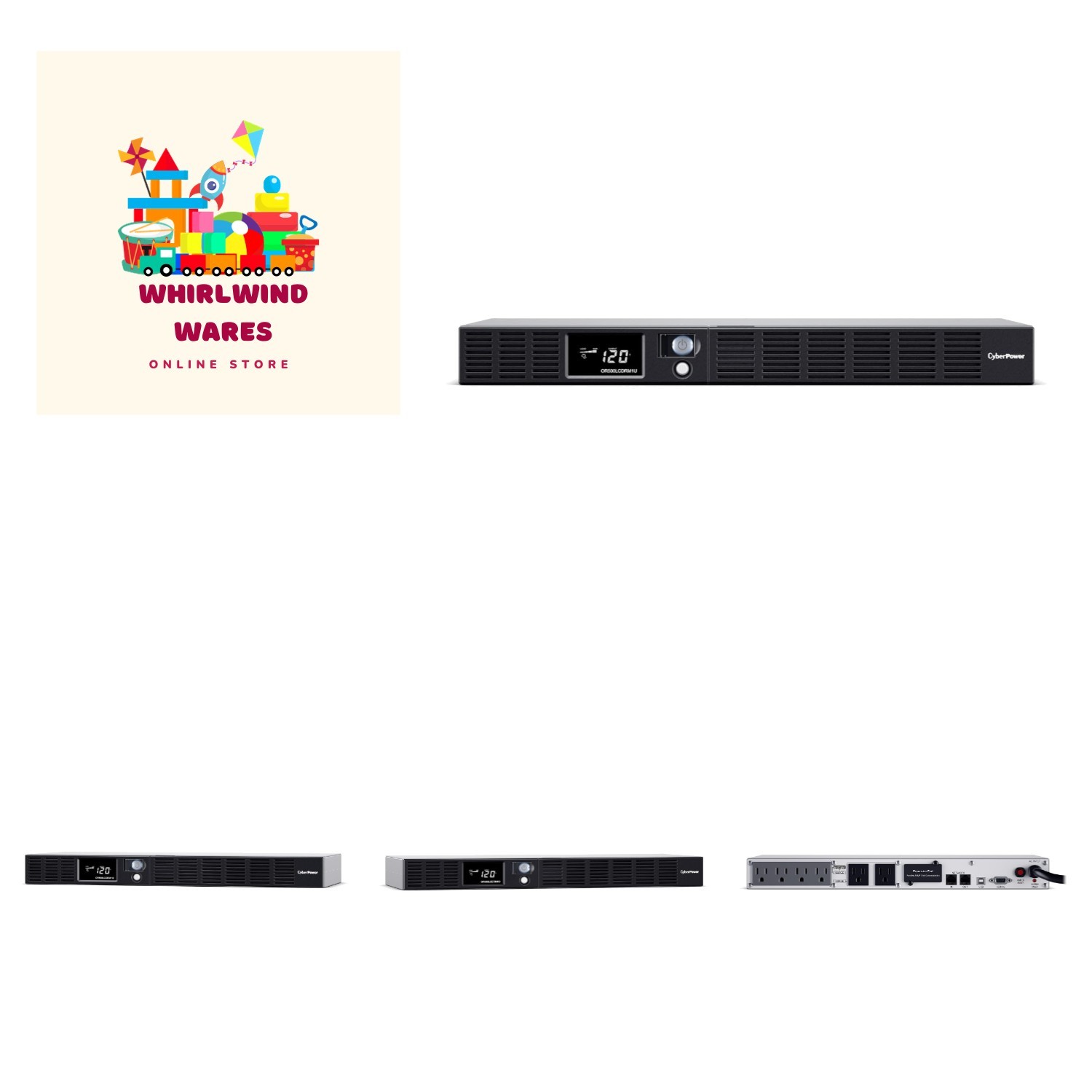 Power Your Devices Safely - 500VA/300W Rackmount UPS with LCD & 3-