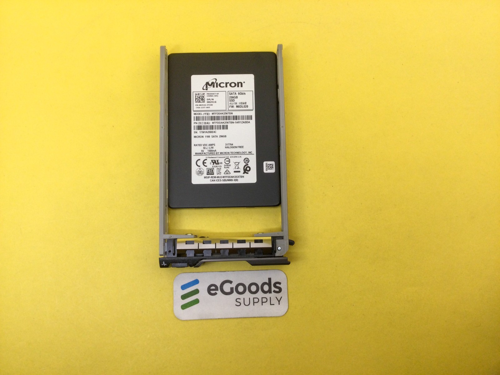 MTFDDAK256TBN MICRON 1100 256GB SATA 6Gb/s 2.5in Internal SSD DELL 8251G