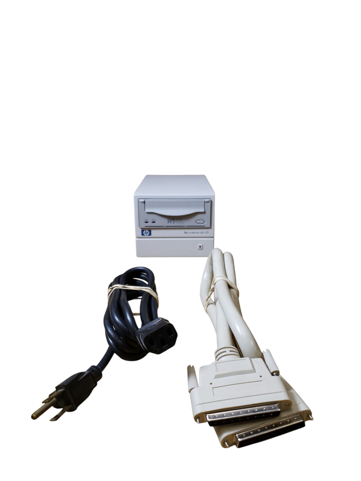 HP Compaq SCSI External DDS4 DAT40 Tape Drive C5687-69203 C5687 C5687B