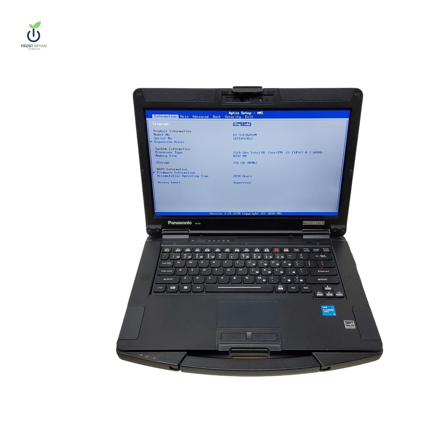 Panasonic Toughbook FZ-55 Mk2 i5-1145G7 8GB 256GB Win 11 Pro Grade D [DEFECTIVE]