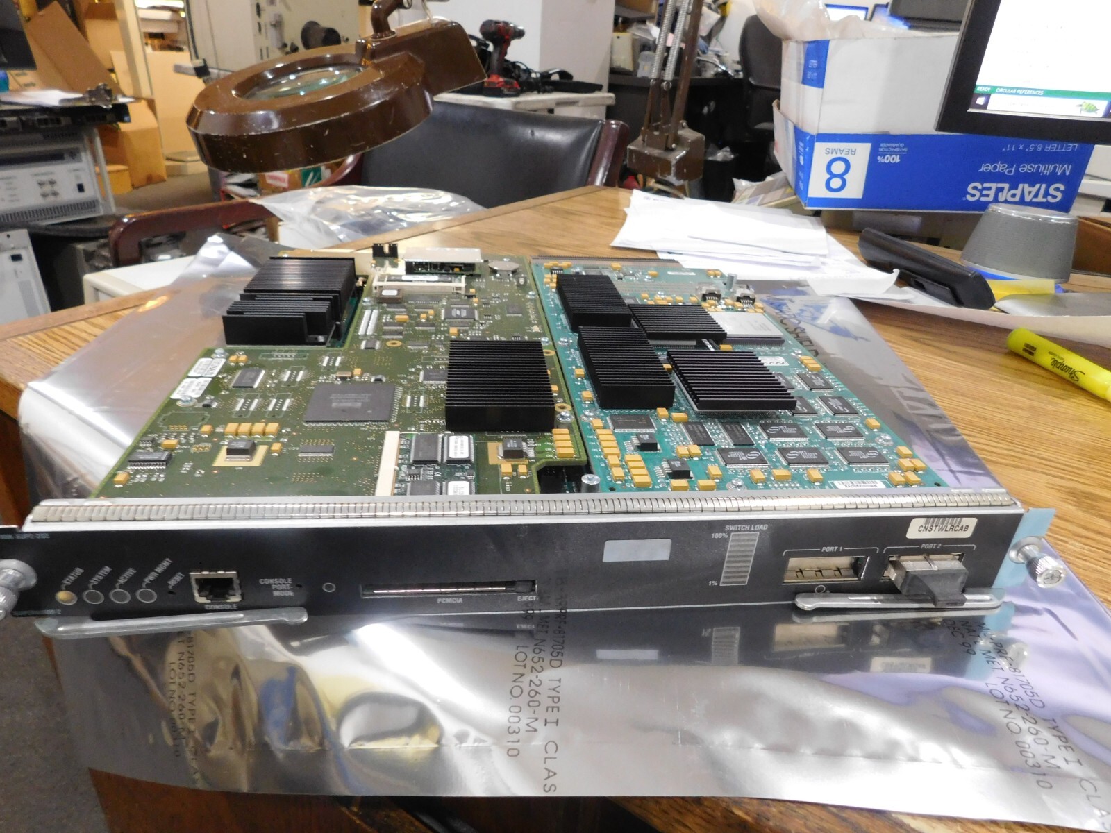 Cisco Model:  WS-X6K-SUP2-2GE Supervisor 2 Module with  30-0759-01 GBIC