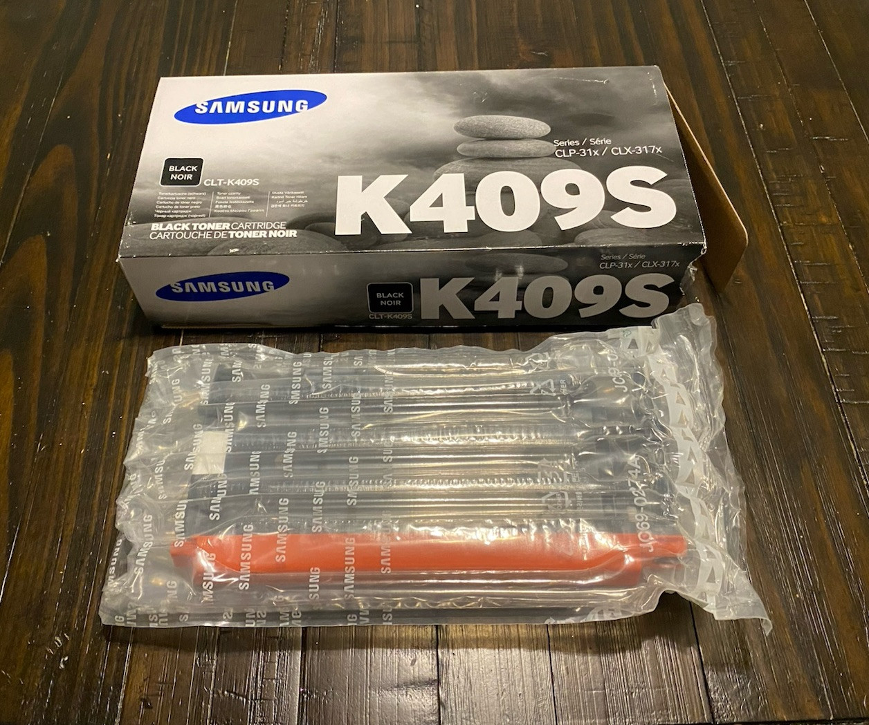 (2) Genuine Samsung K409 Black Toner Cartridge CLT - K409S/XAA (bundle Of 2)