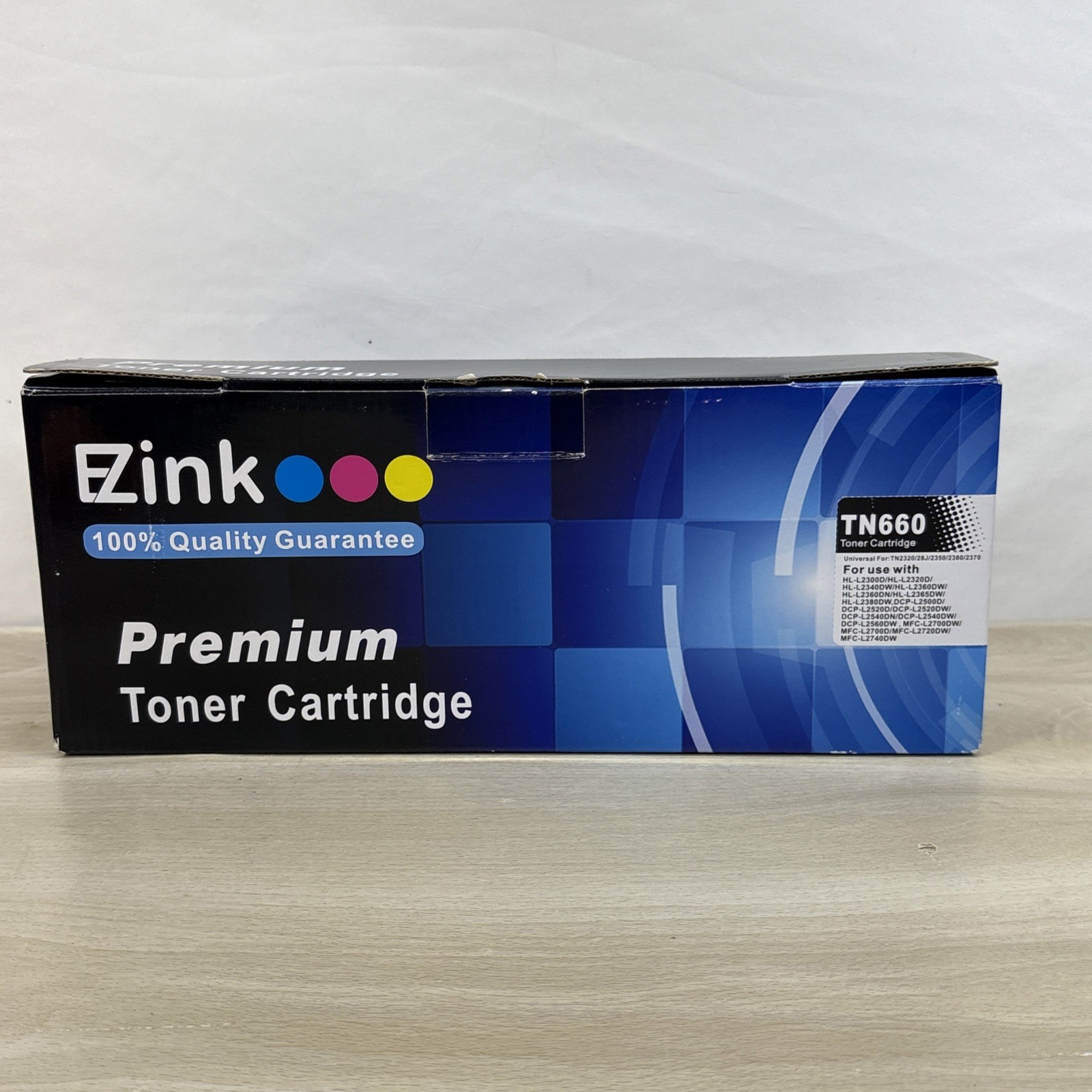 EZink TN660 Black Premium Toner Cartridge Fit/For Brother Models