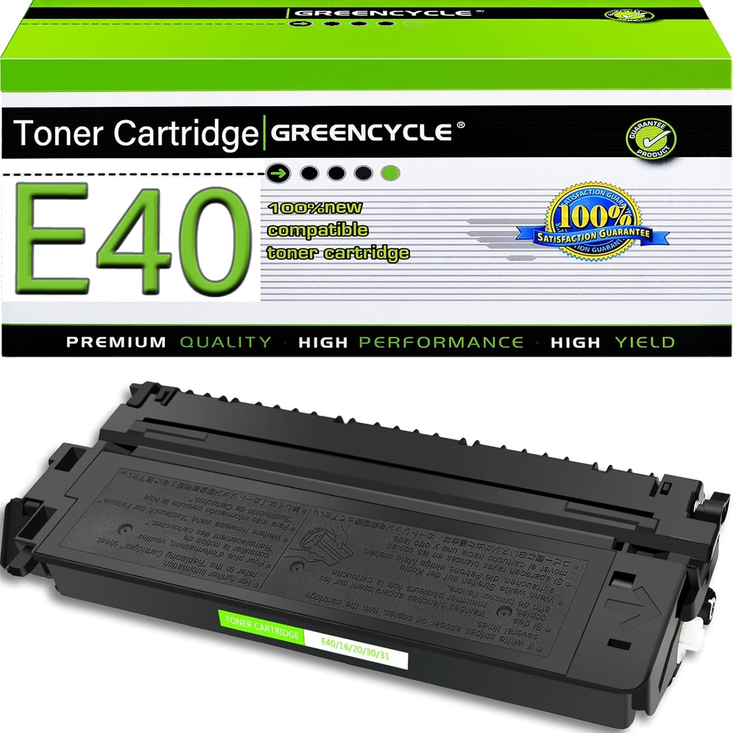 Black E40 Toner for Canon E-40 FC-500 PC140 PC150 PC160 PC170 PC210 PC300 LOT