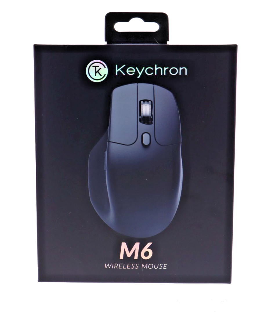 Keychron M6 Ultra Silent Wireless Mouse - Black