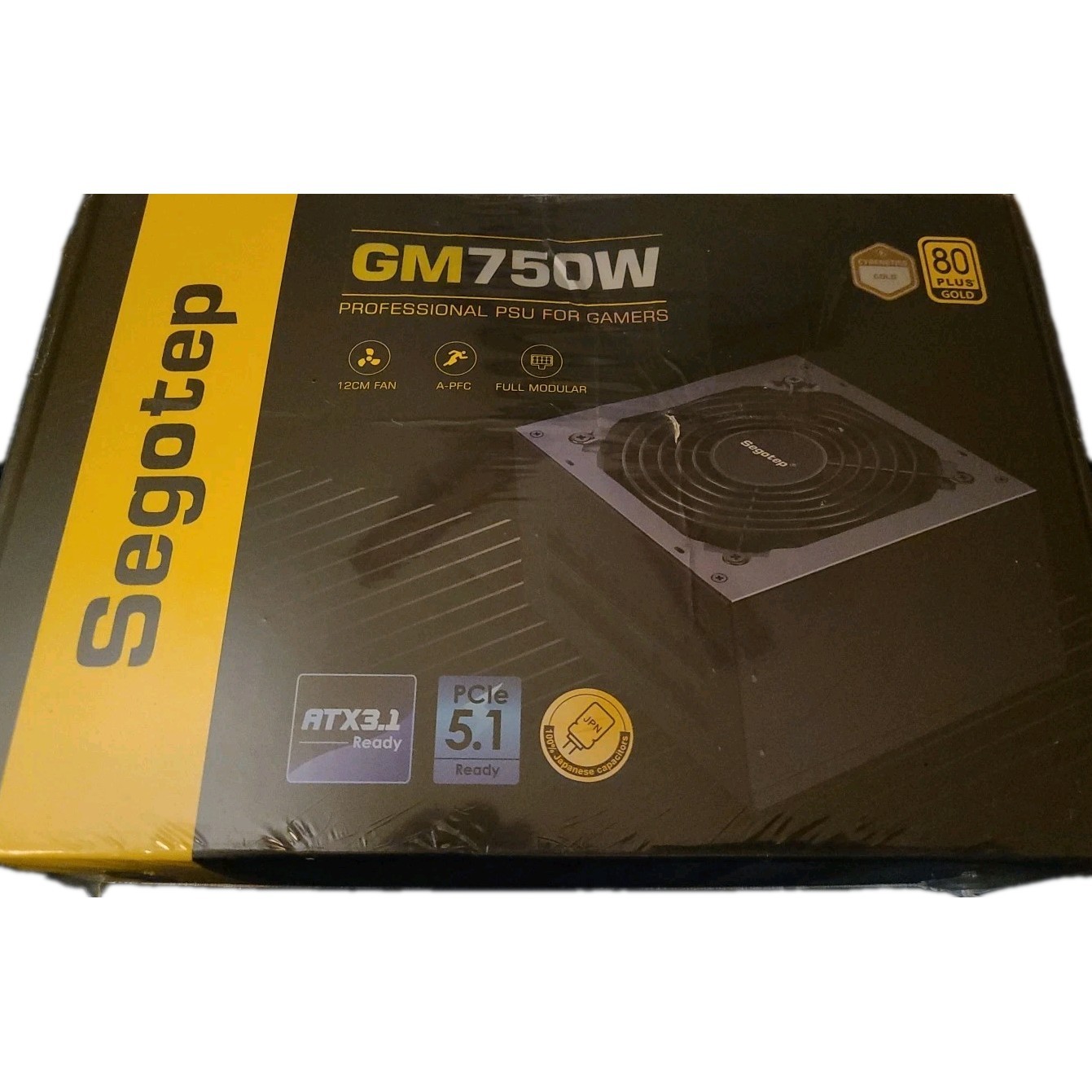 Segotep 750W Power Supply 80 Plus Gold New Sealed In Box