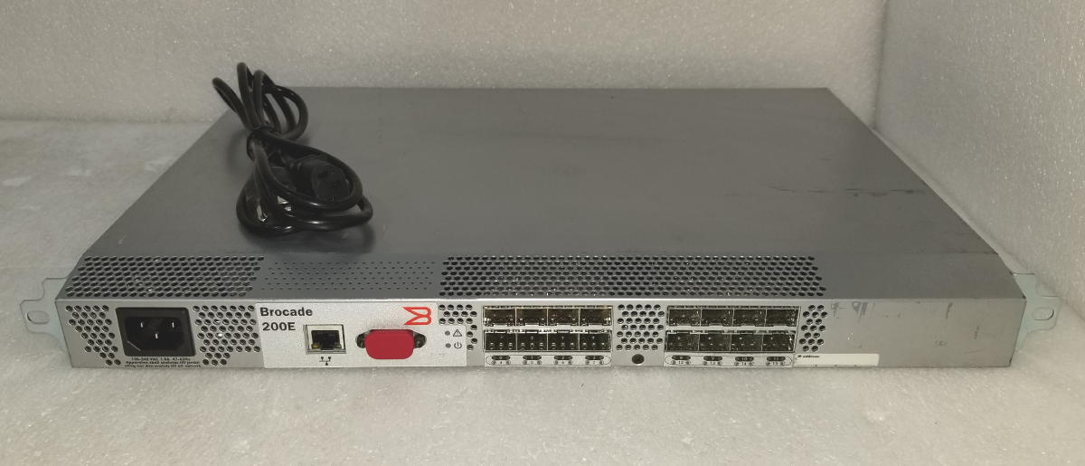 Lot of 2 Brocade BR-220E-R0001 200E SAN Switch 220E Fibre Channel Switch FCOE