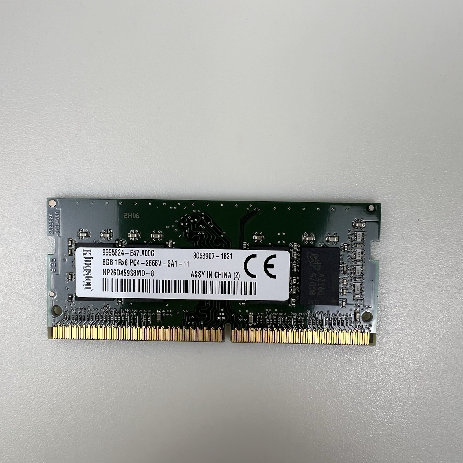 Kingston HP 8GB DDR4-2666 PC4-2666V SO-DIMM Laptop RAM HP26D4S9S8MD-8