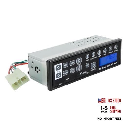 M200 Heavy Duty Bluetooth AUX-in 24V Excavator Radio - USB AUX-in Car