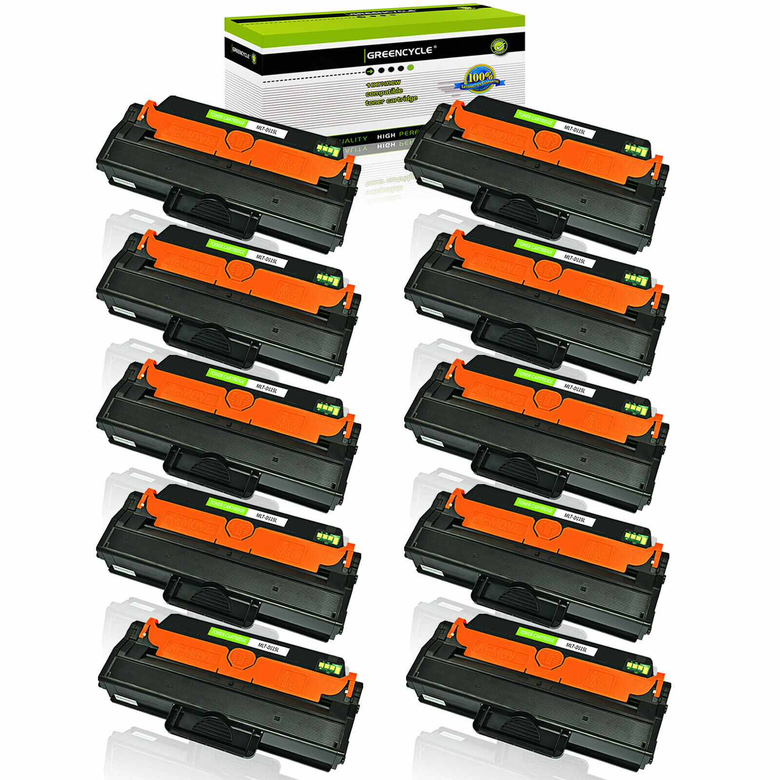 10PK MLT-D115L D115S BCYM Toner Cartridge fit for Samsung SL-M2830DW M2620 M2820