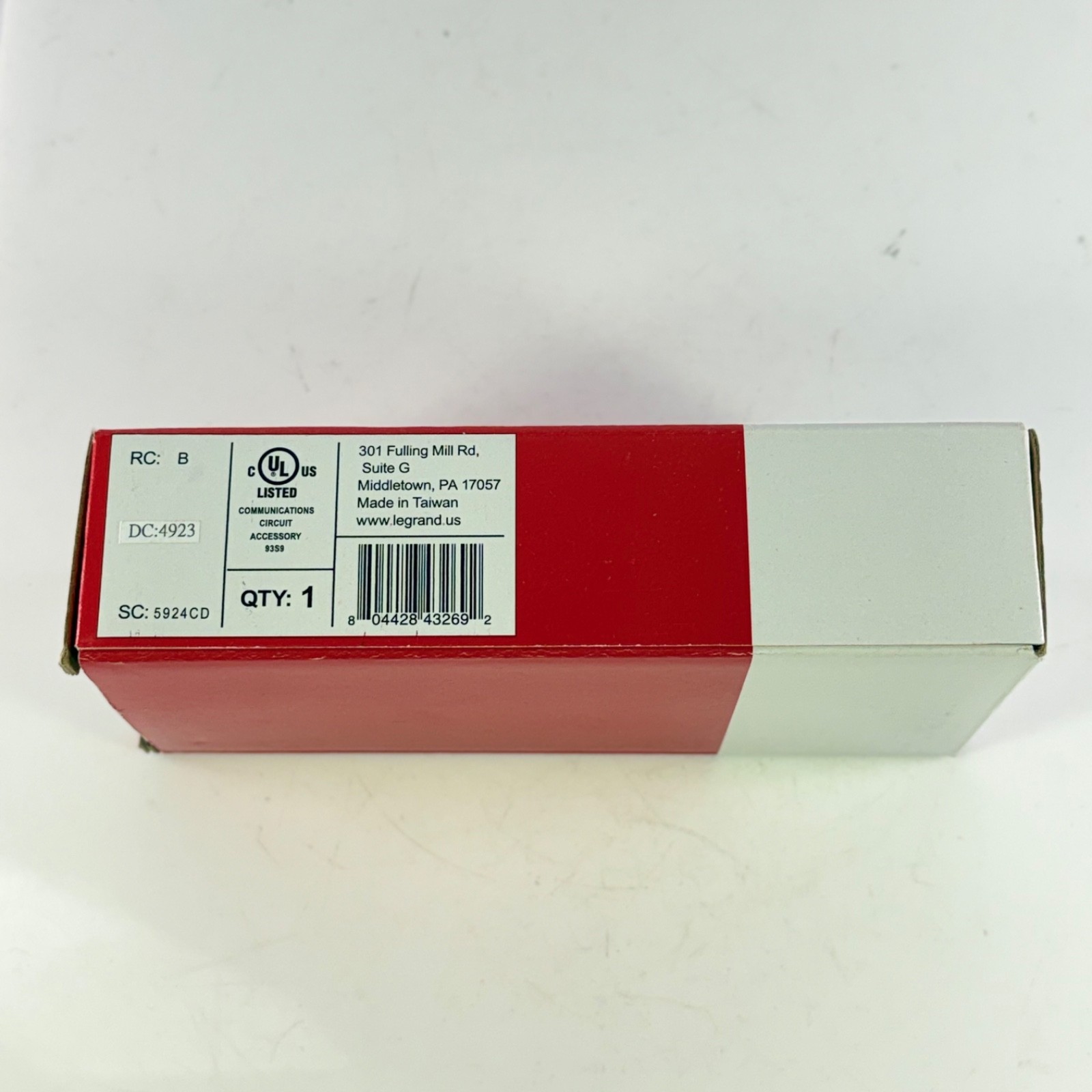 Legrand On-Q AC1068 8-Port Cat6 Network Interface Module Media Enclosure NIB New