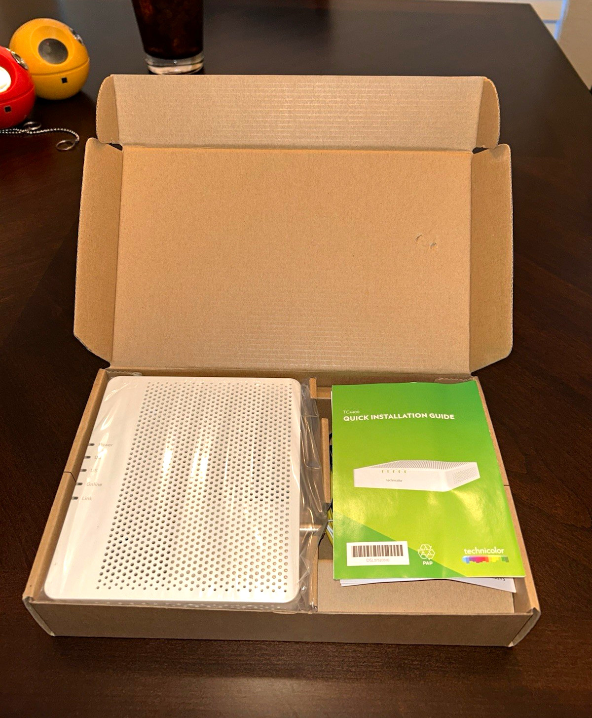 NEW - Technicolor TC4400-AM (DOCSIS 3.1) Ultra Broadband High Speed Cable Modem