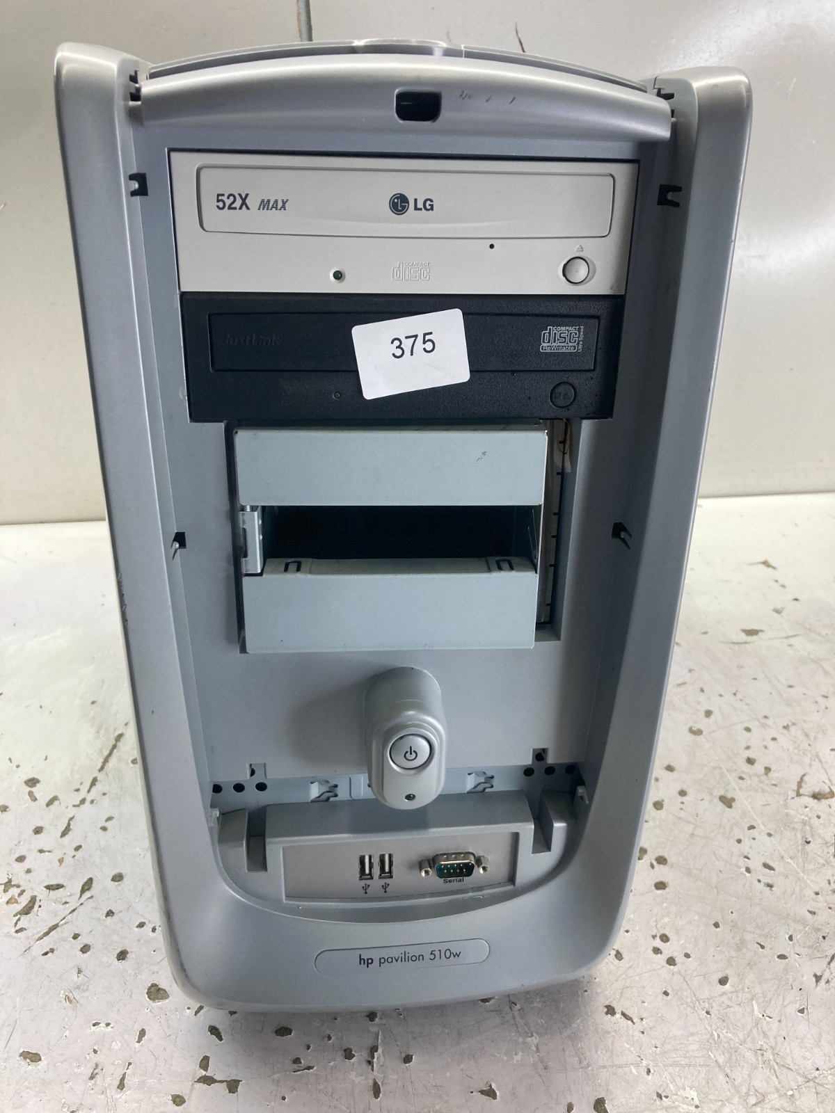 HP Pavilion 510w Intel Celeron 1.10GHz 512MB NO HDD