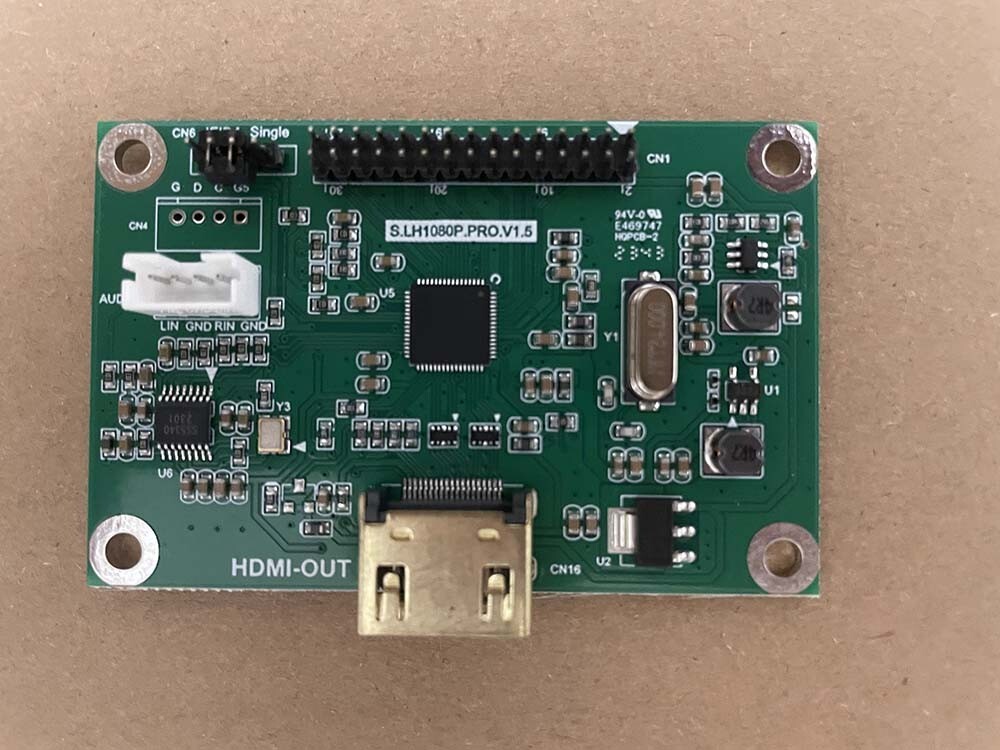 V1.5 LVDS To HDMI-Compatible Adapter Board Converter + Cable Compatible W/1080P