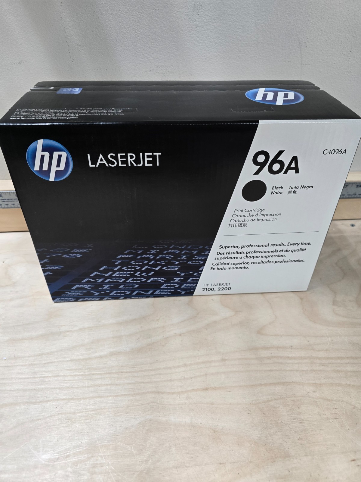 HP Genuine C4096A Black 96A Toner Cartridge For LaserJet 2100, 2200 Sealed NEW