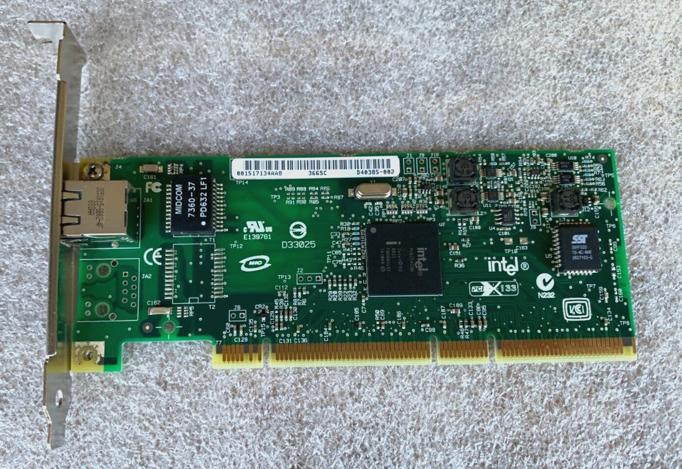 IBM PRO 1000 GT PCI-X 1GB Ethernet 39Y6107 39Y6106 39Y6105 31P9601