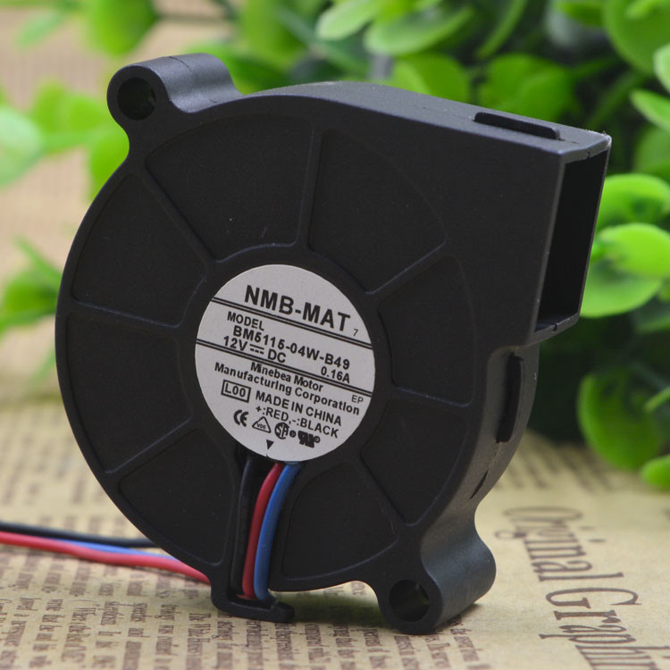 NMB 5015 5CM blower 12V0.16A turbo centrifugal fan BM5115-04W-B49