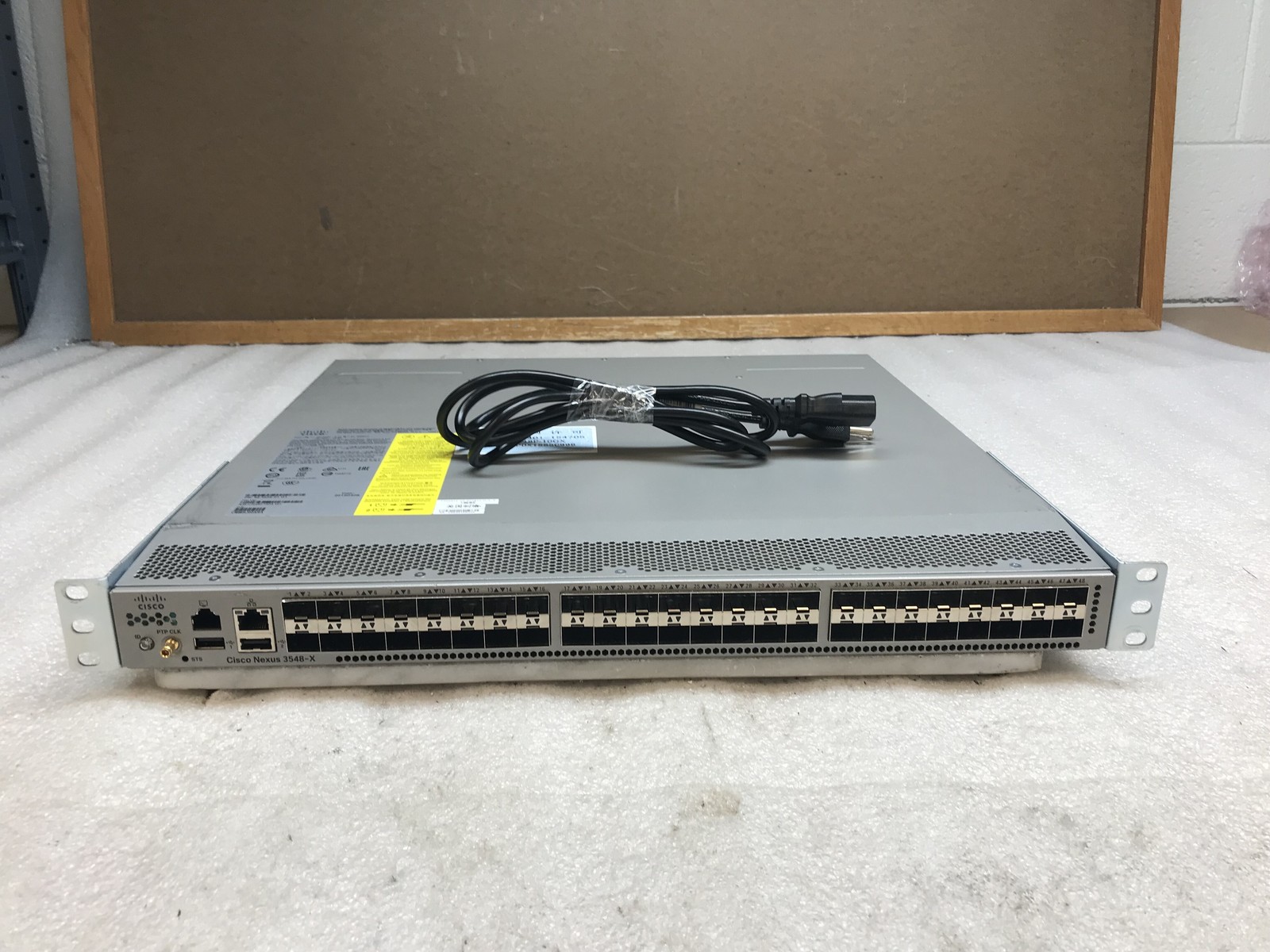 Cisco Nexus 3548-X 48-Port SFP+ Network Switch w/ 2x PSU & Lic N3K-C3548P-10GX