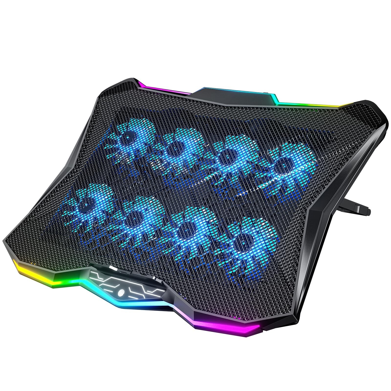 AICHESON Gaming Laptop Cooling Pad with 8 Fans, RGB Computer Stand for 15.6-1...
