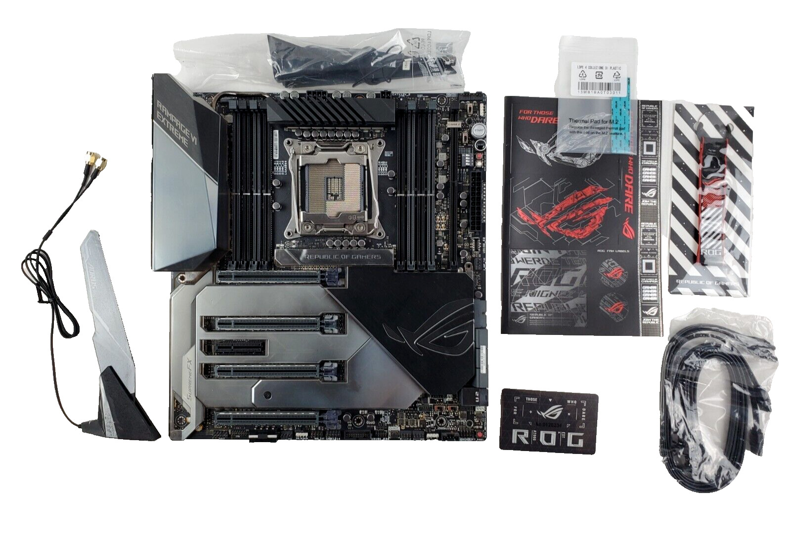 ASUS ROG RAMPAGE VI EXTREME, Intel LGA2066 Extended ATX Motherboard(Please Read)