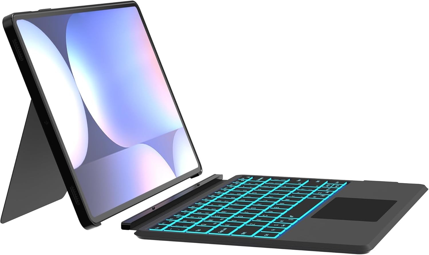 Ai Key Keyboard Case for Samsung Galaxy Tab S10+/S9+/S9 FE+ Plus 12.4 inch : One