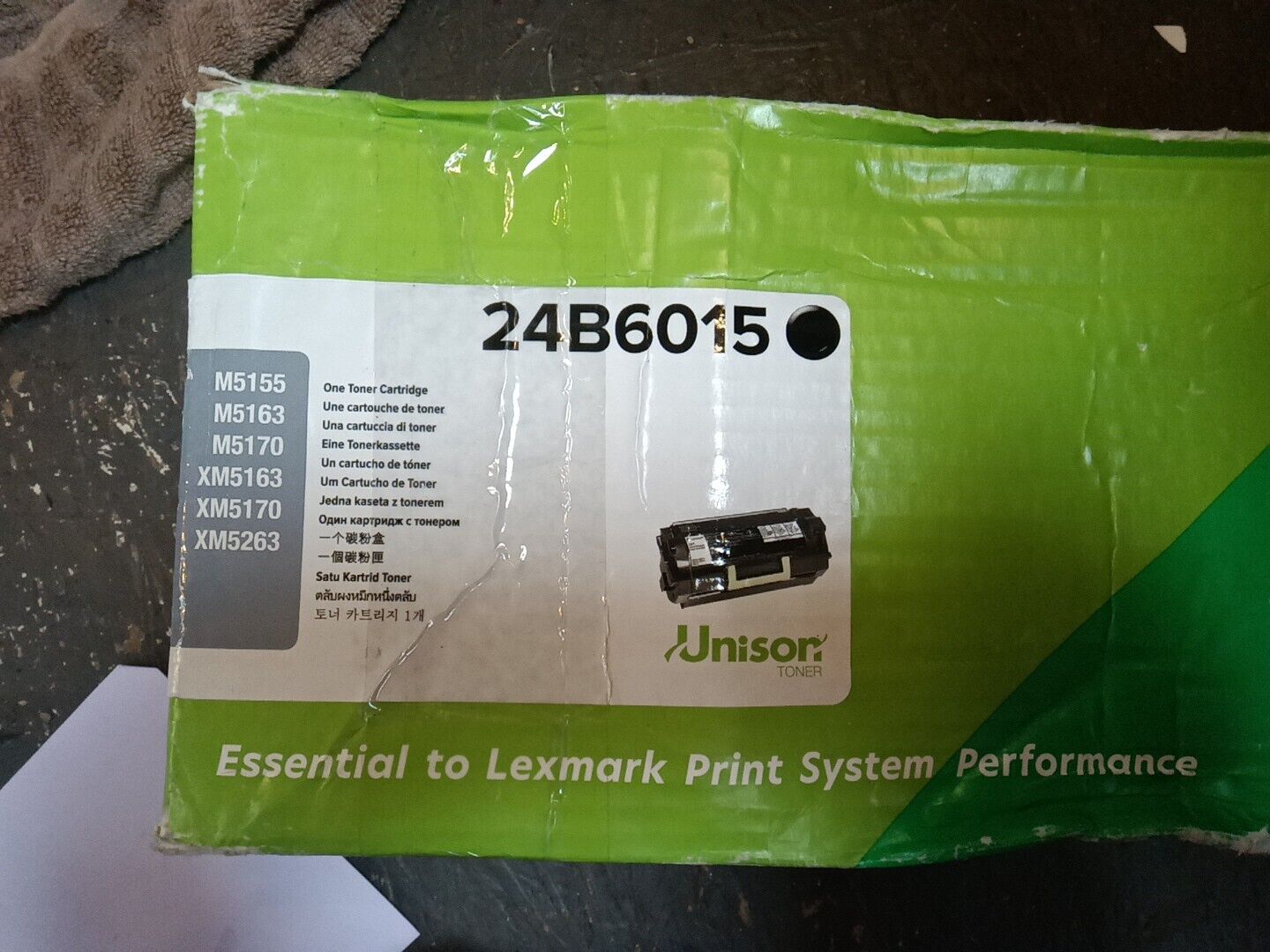 Lexmark 24B6015 Genuine Extra High Yield Black Toner Cartridge Oem*Read Note*