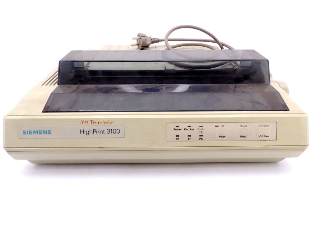Siemens HighPrint 3100 Atari PC dot matrix printer printer hobbyists parts donor