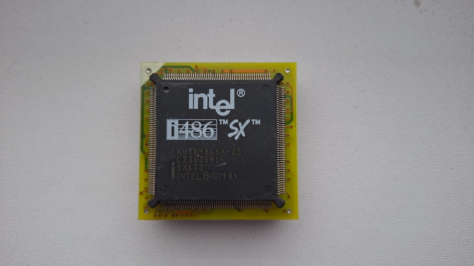 Intel KU80486SX-25 SX673 uncommon 80486 486 vintage CPU