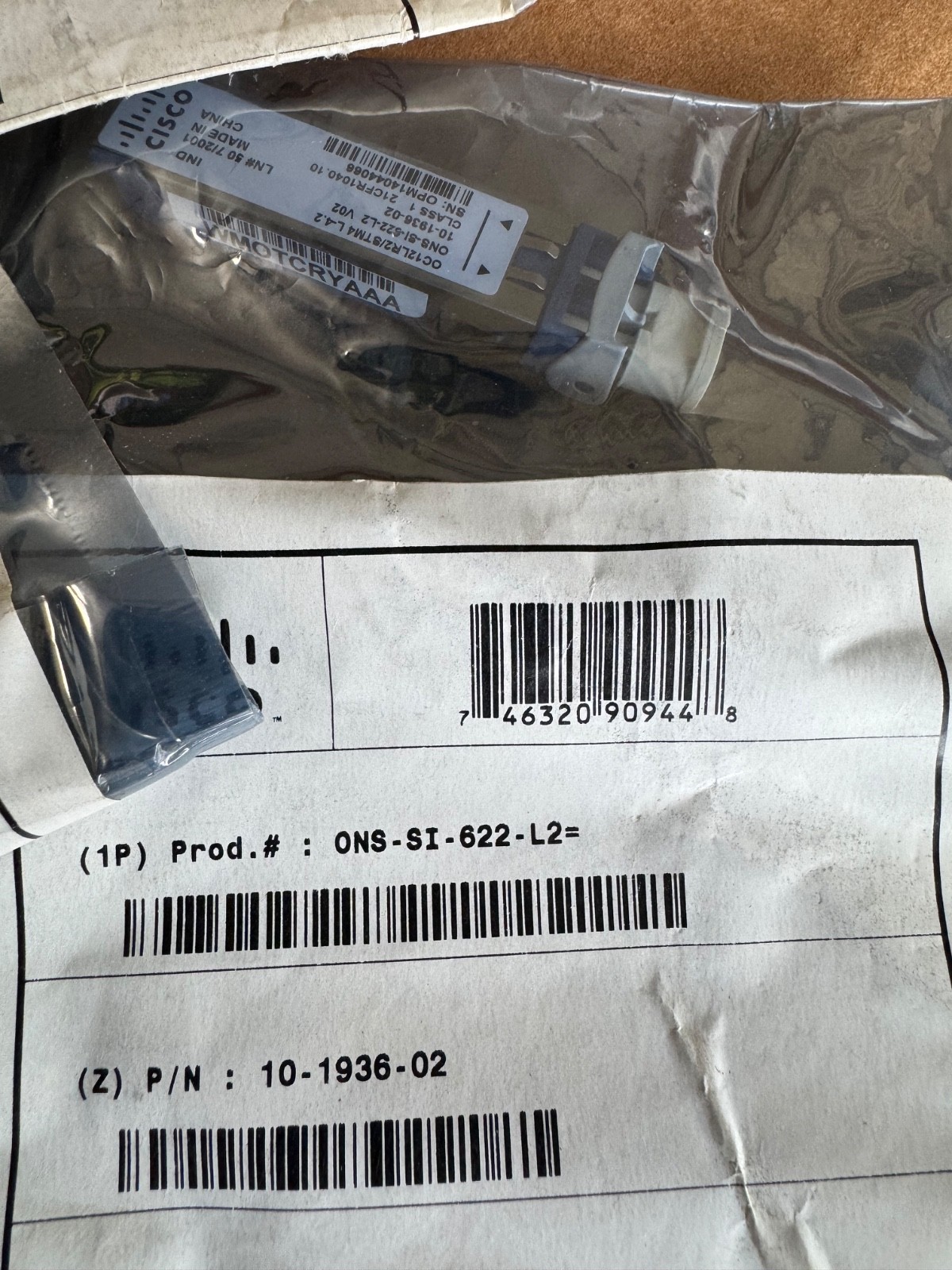 CISCO ONS-SI-622-L2 V02 OC12LR2/STM4  New Condition Lot of 8 units JAPAN