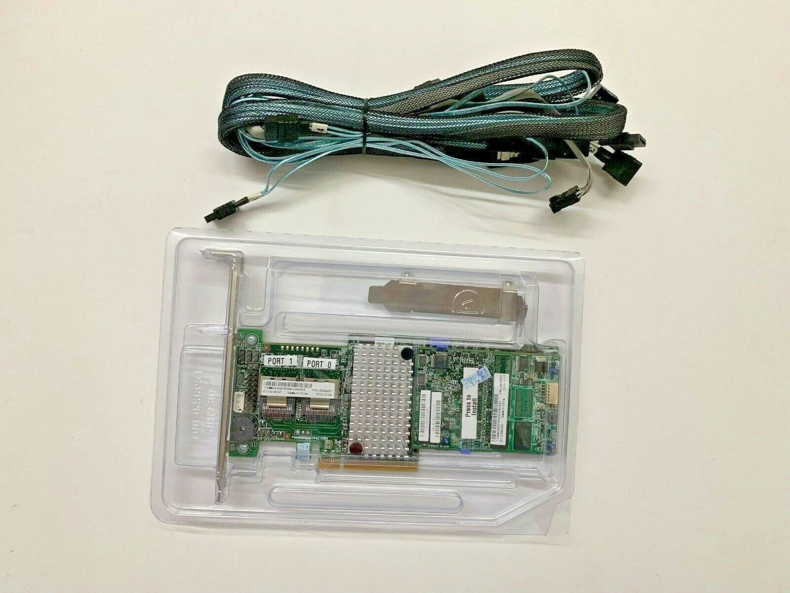 IBM M5110 RAID5 6Gbps PCI-e 90Y4449 512MB Controller RAID 2*SFF-8087 cables