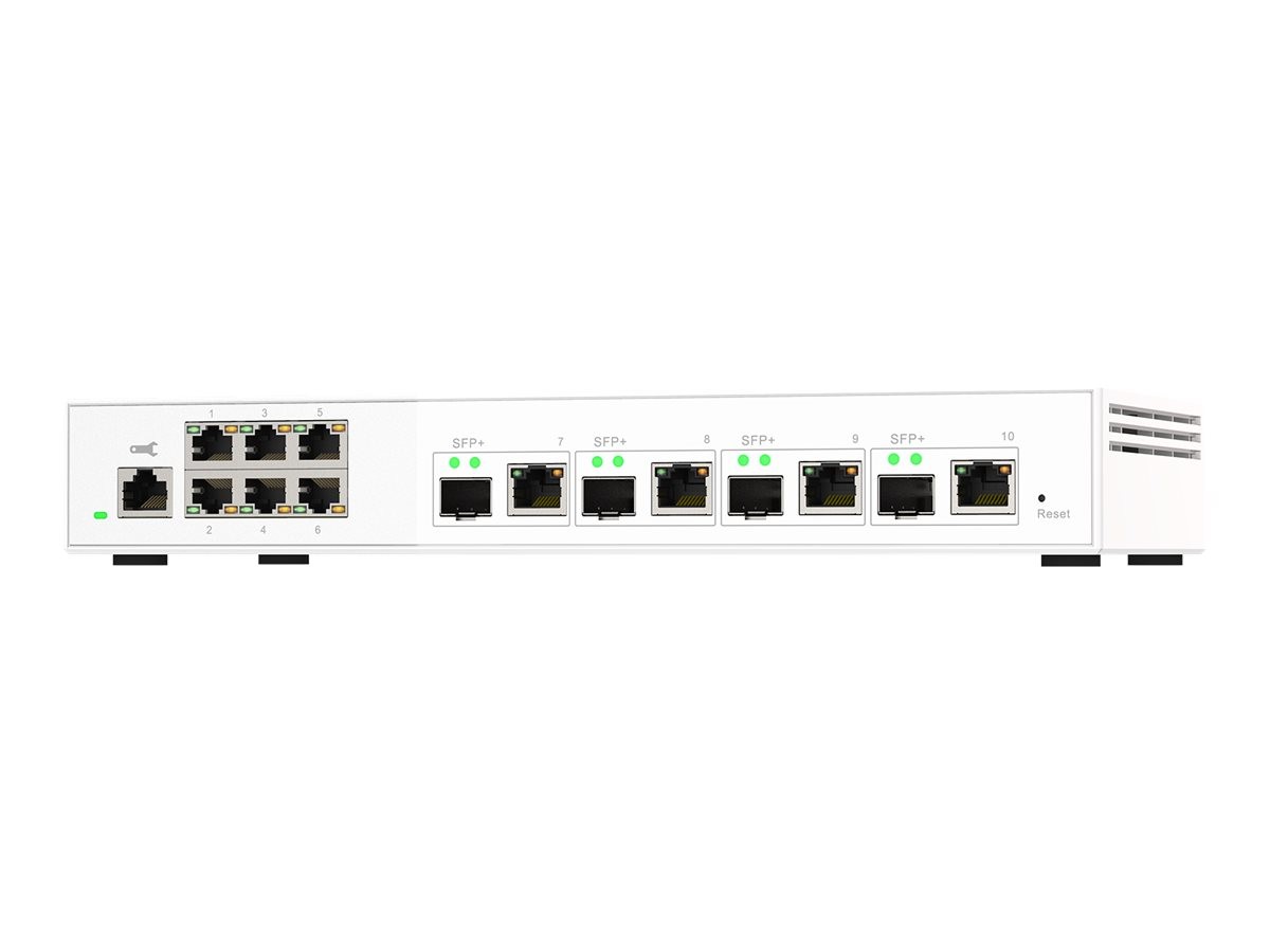 QNAP QSW-M2106-4C Switch Managed 6 x 2.5GBase-T + 4 x combo 10 QSW-M2106-4C