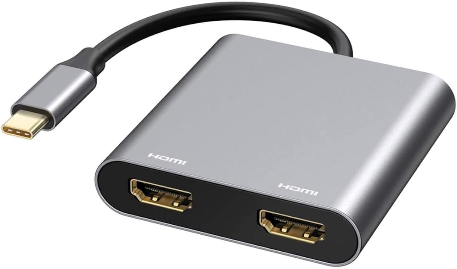 4xem 4XUSBCHUB07 5.27 in. Dual HDMI USB-C Dock