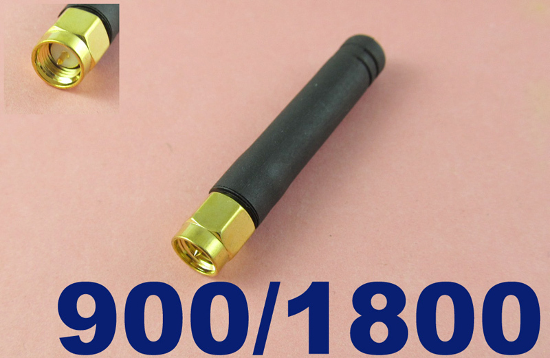 1pcs 900/1800Mhz GSM GPRS SMA Male Plug Straight 5cm Ham Radio Antenna