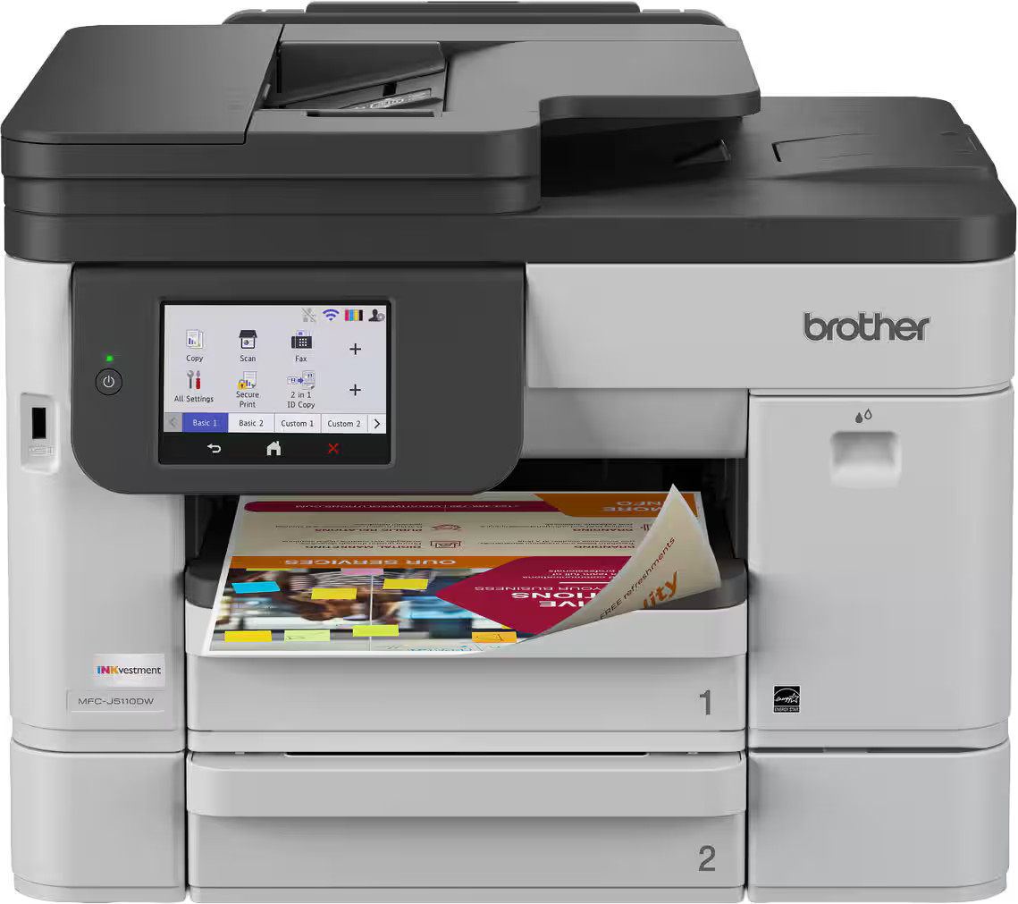 Brother INKvestment 5110 Wireless Color Inkjet All-in-One Printer MFCJ5110DW
