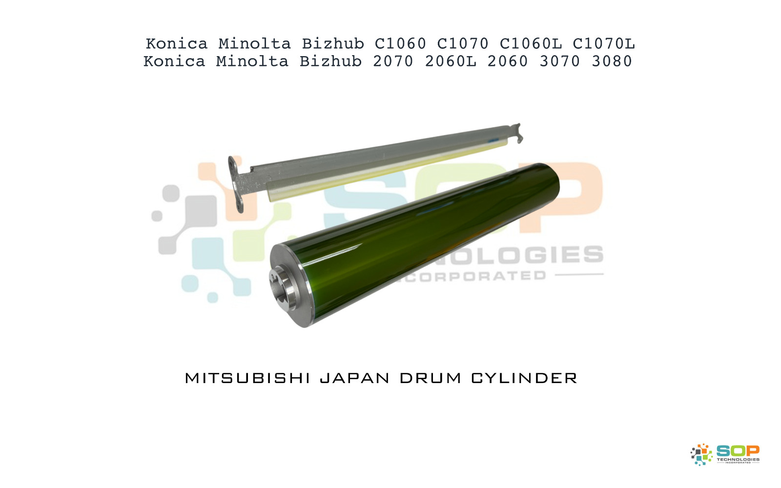 1PC OPC Drum Cylinder For Konica Minolta Bizhub C1060 1060L 1070 2070 2060L 2060