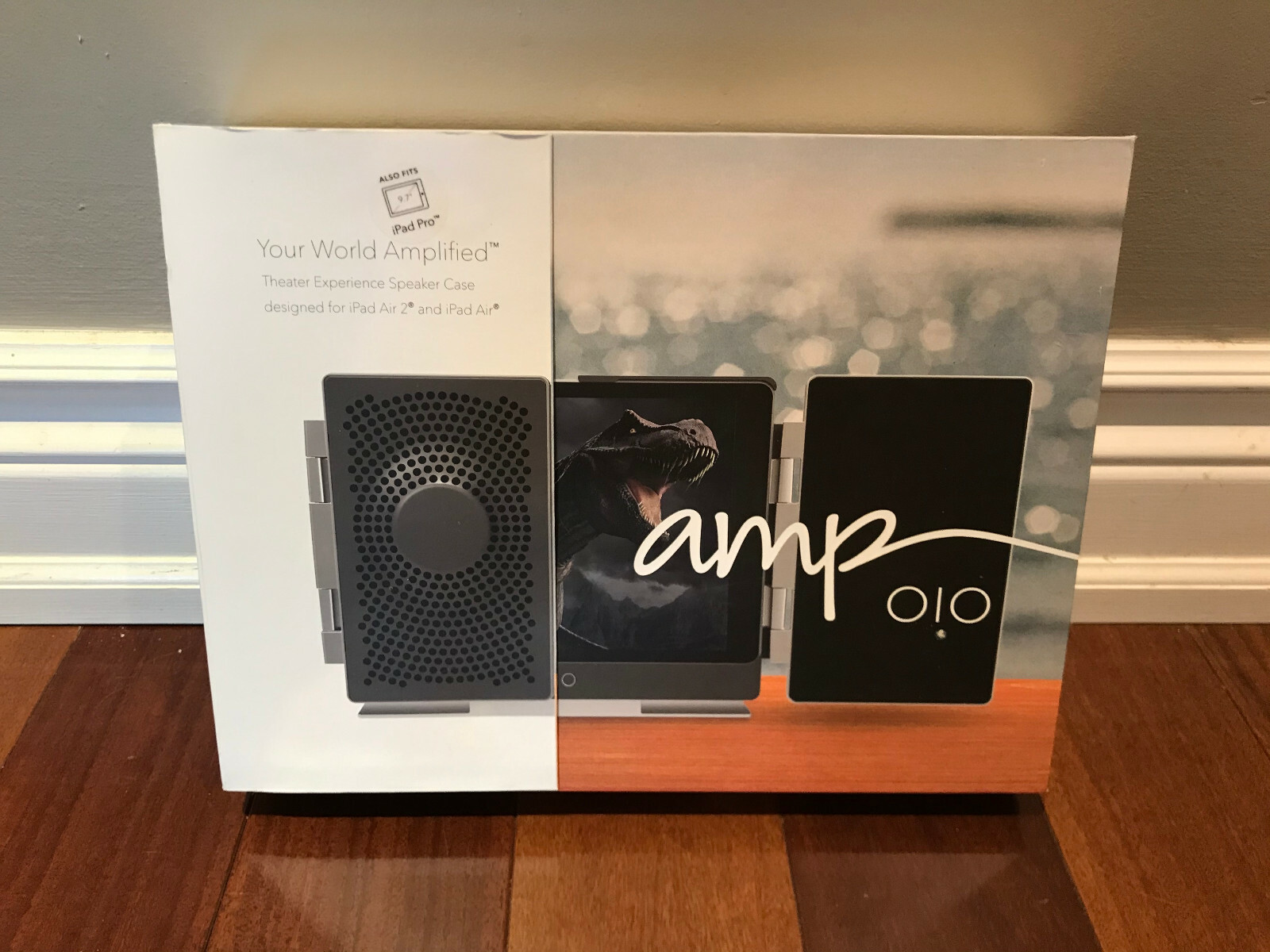 Oio Amp 001-A Black Amp Theater Speaker Experience Case For iPad Air 2 iPod USED
