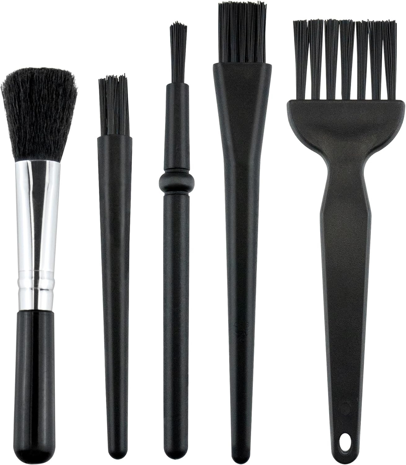 5 PCS Mini Keyboard Cleaning Brushes Kit, PP Handle Nylon Anti Static Electronic