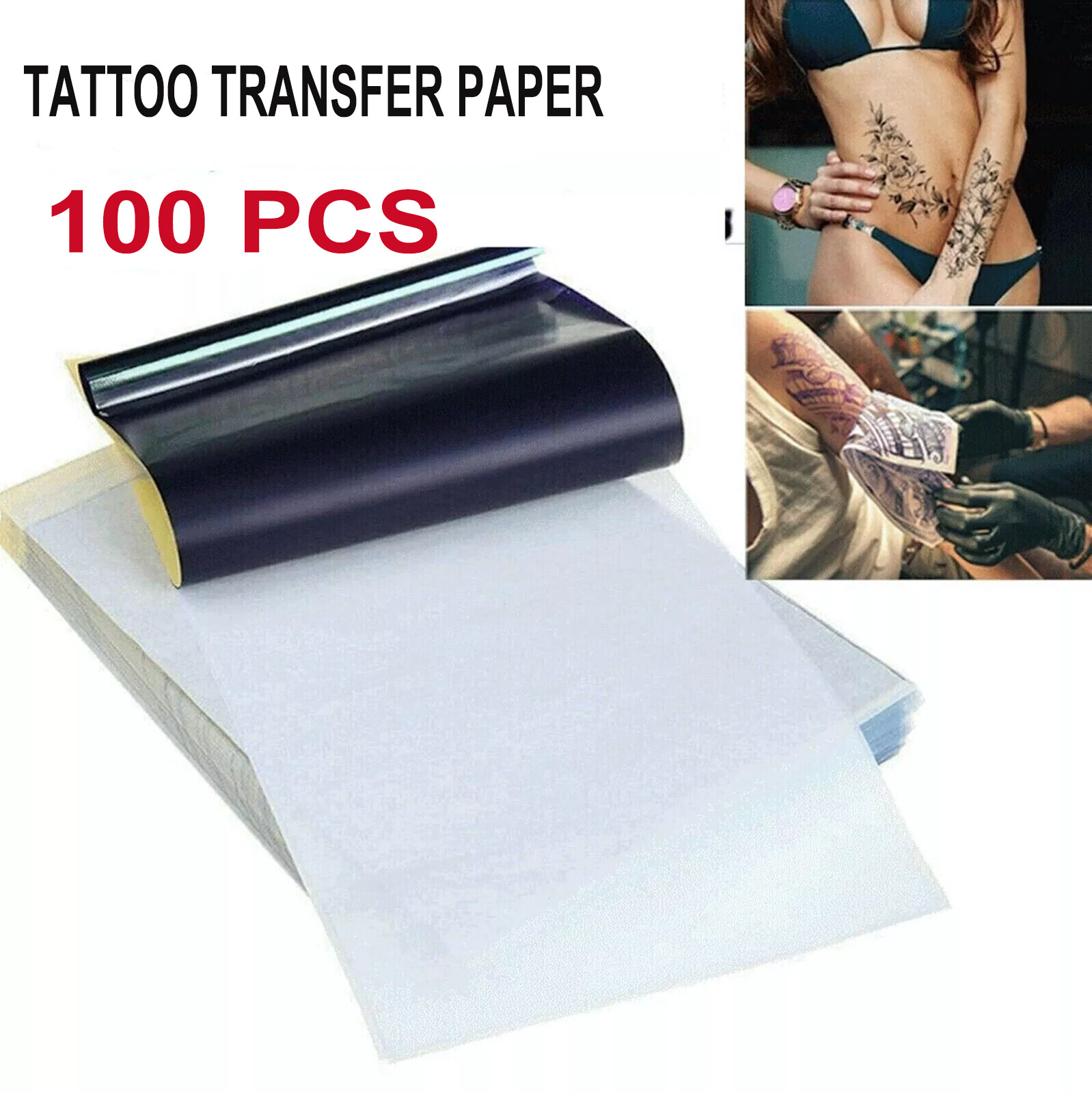 Tattoo Transfer Paper Stencil Carbon Thermal Tracing Hectograph Supplies Sheets