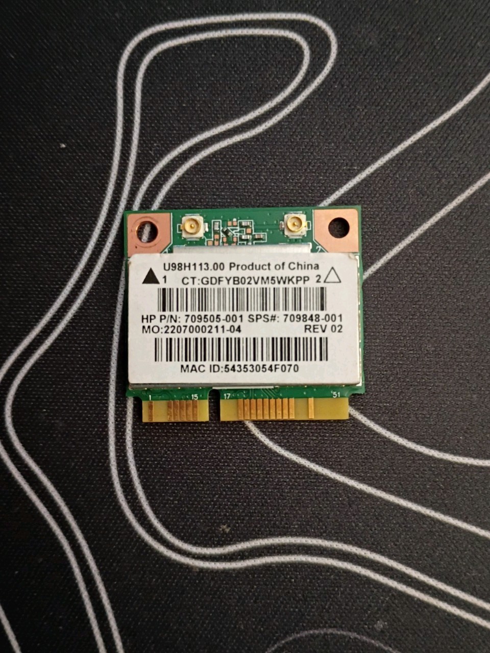 Realtek & HP RTL8188CE Half Mini PCIe Wireless WLAN Card 802.11 b/g/n (Original)