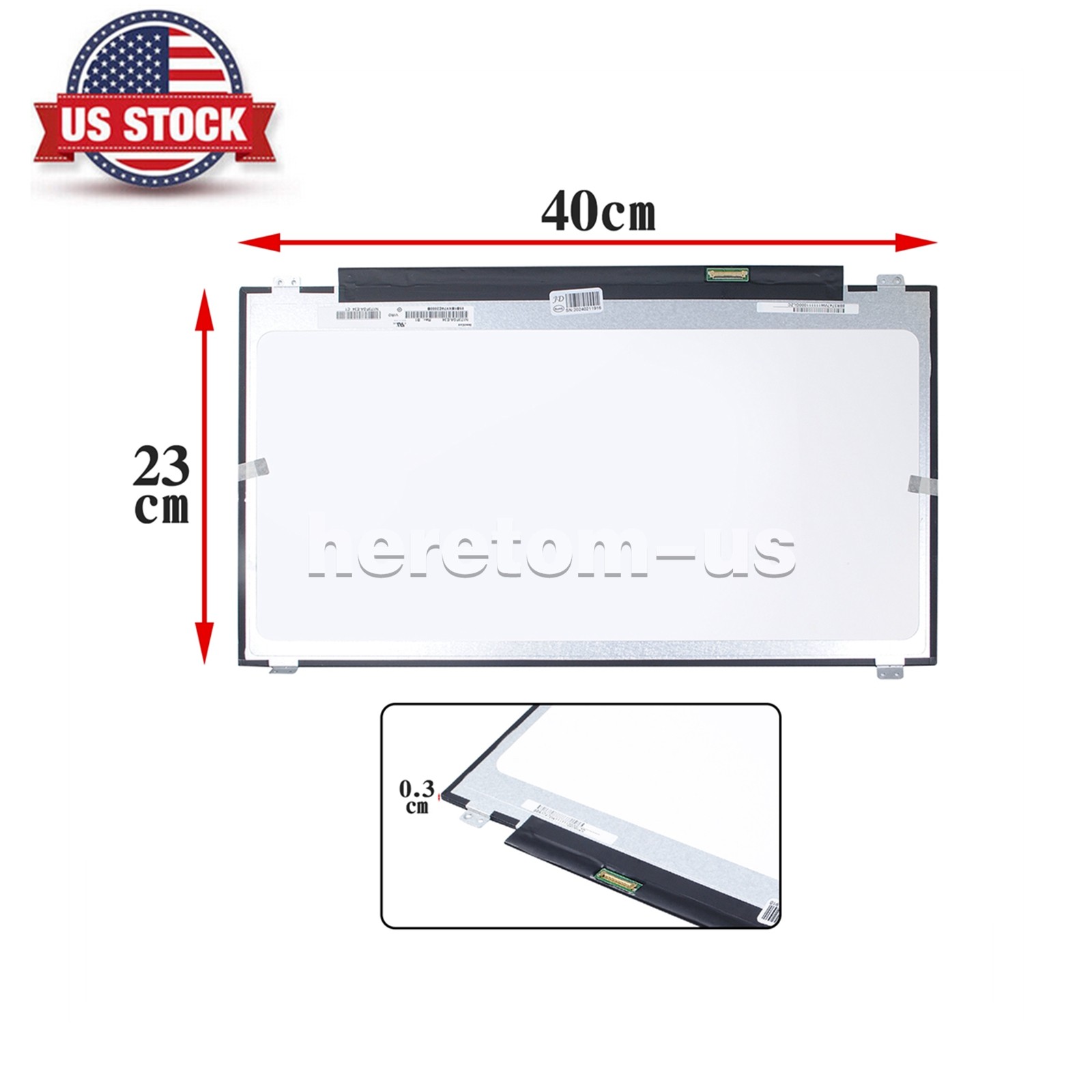 N173FGA-E34 N173FGA-E44 eDP Laptop Screen Replacement 17.3" LCD LED HD+ 30pin US