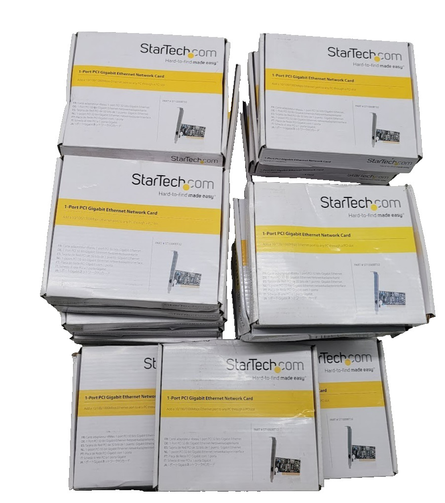 23 X STARTECH.COM PORT PCI GIGABIT ETHERNET NETWORK CARD ST000BT32