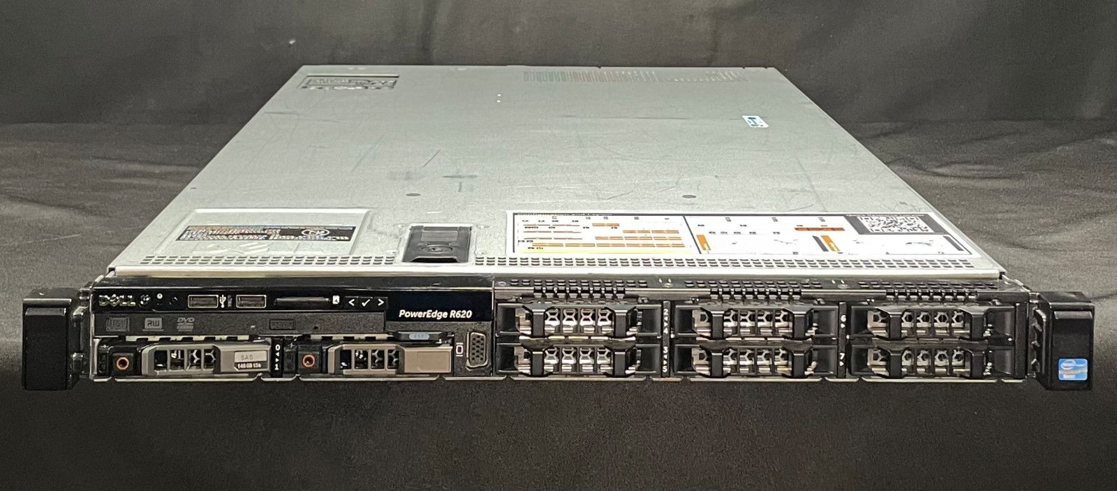 Dell PowerEdge R620 2x Intel Xeon E5-2640 CPU , 64GB DDR3 RAM,  6 X 300 GB HDD
