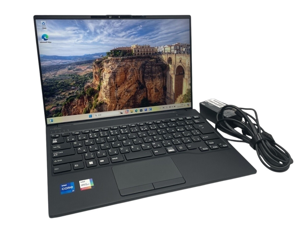Fujitsu Laptop FMV LIFEBOOK WU-X/H1 256gb 16gb Win 11 14-inch Used