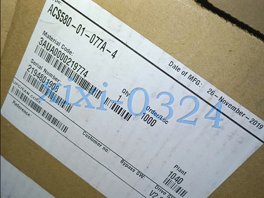 1pcs NEW ABB ACS580-01-077A-4 frequency converter DHL shipping